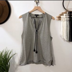 Like new!J.Crew Tie Neck Tank